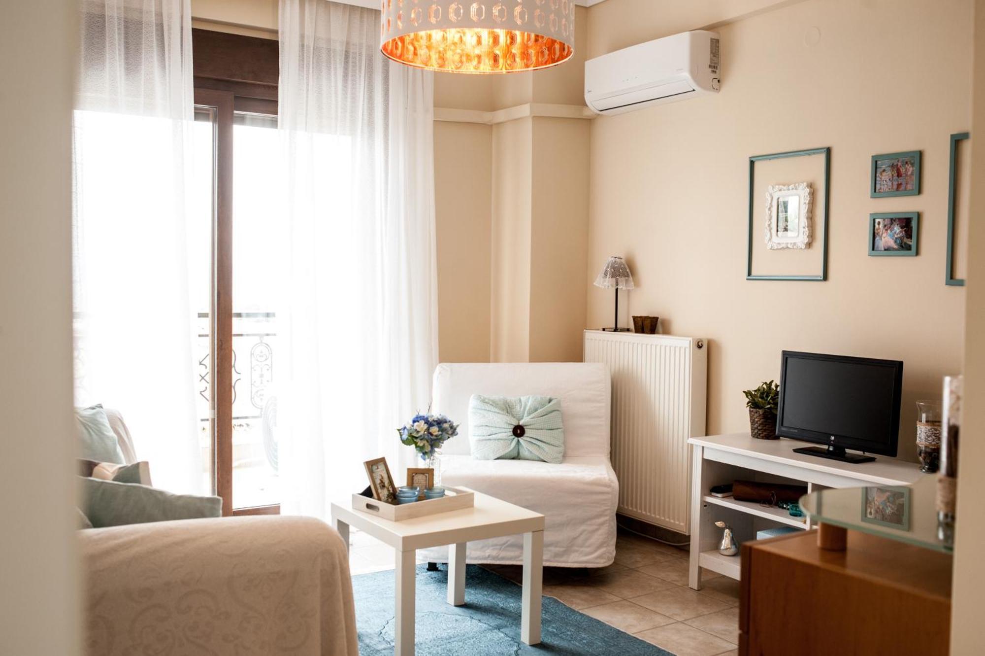 Sea View Flat Apartment Peraia  Luaran gambar