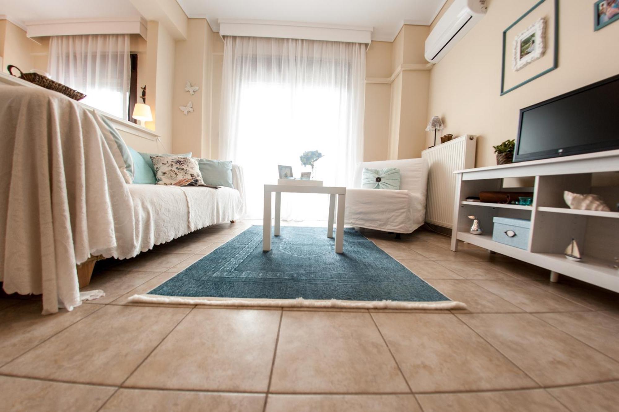 Sea View Flat Apartment Peraia  Luaran gambar