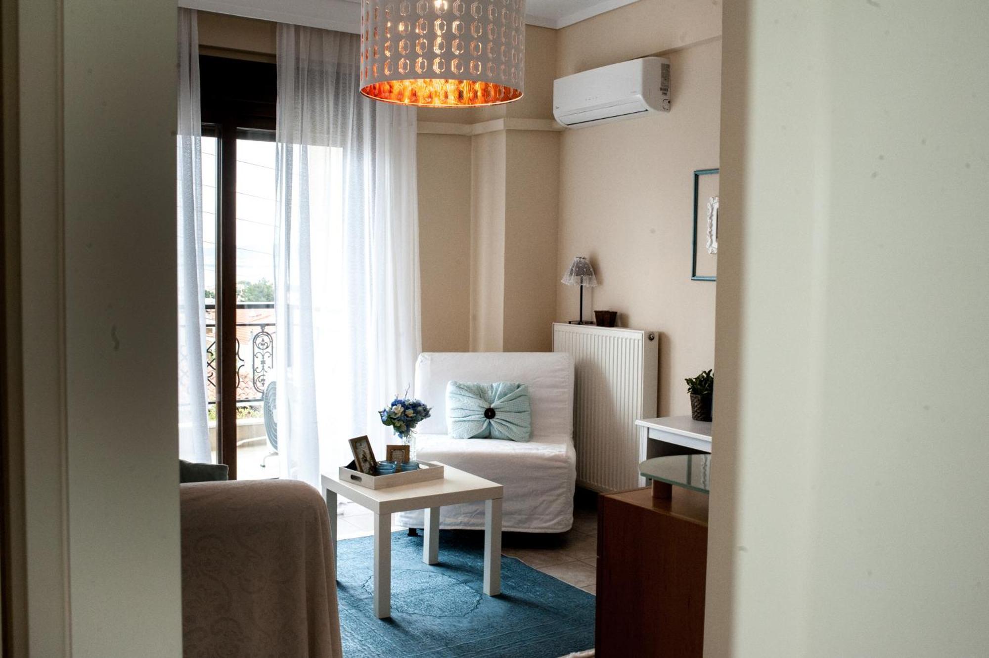 Sea View Flat Apartment Peraia  Luaran gambar